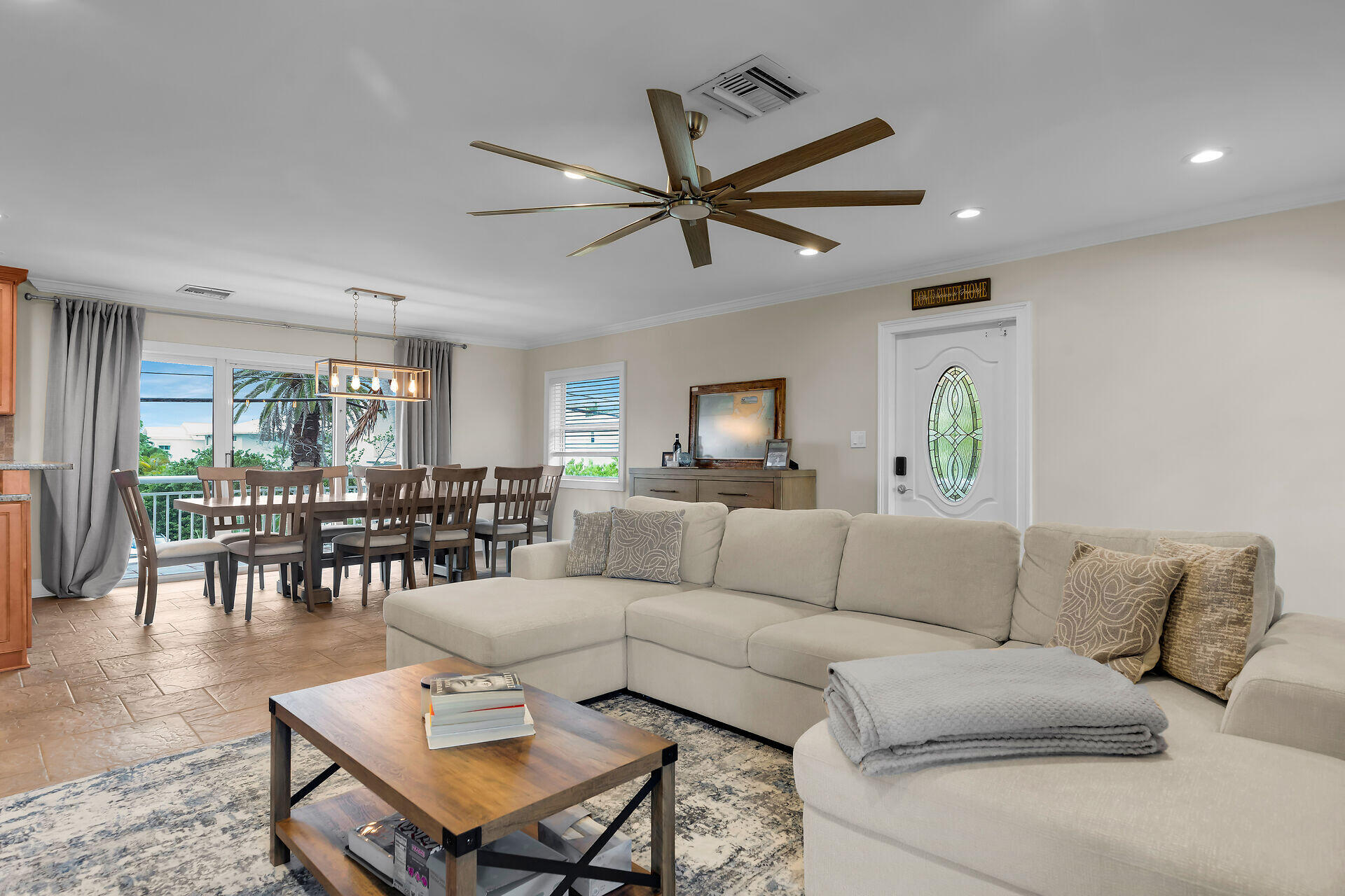 272 West Seaview Drive Duck Key, FL 33050 - Photo 5 of 26 a living room with furniture a window and a table