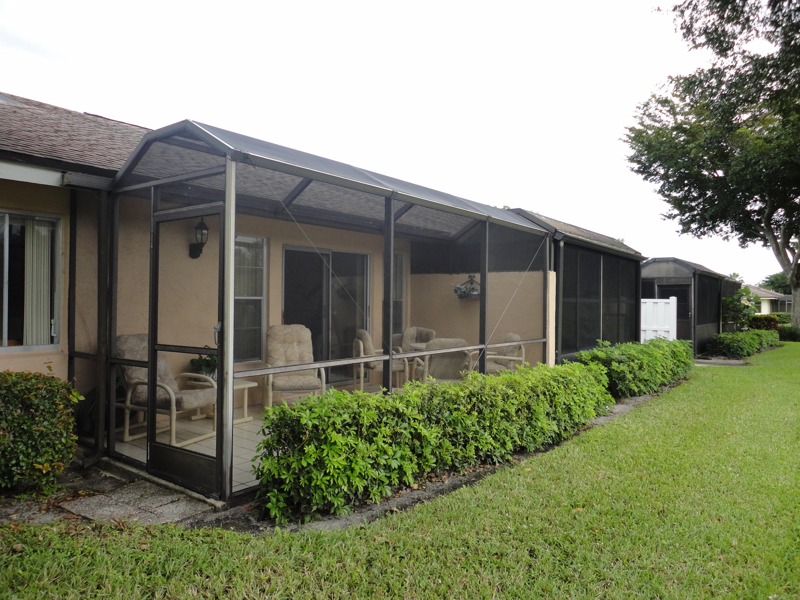 8946 Meadowlark Way, Unit D Boca Raton, FL 33496 - Photo 3 of 32 Screened Porch