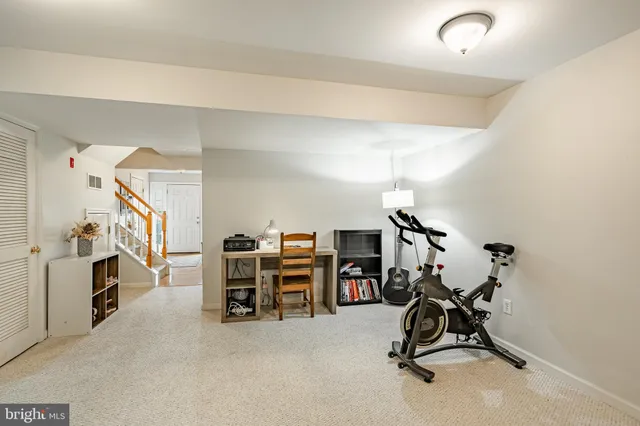 a view of a room with chairs