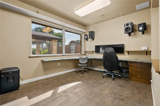 a view of an empty room