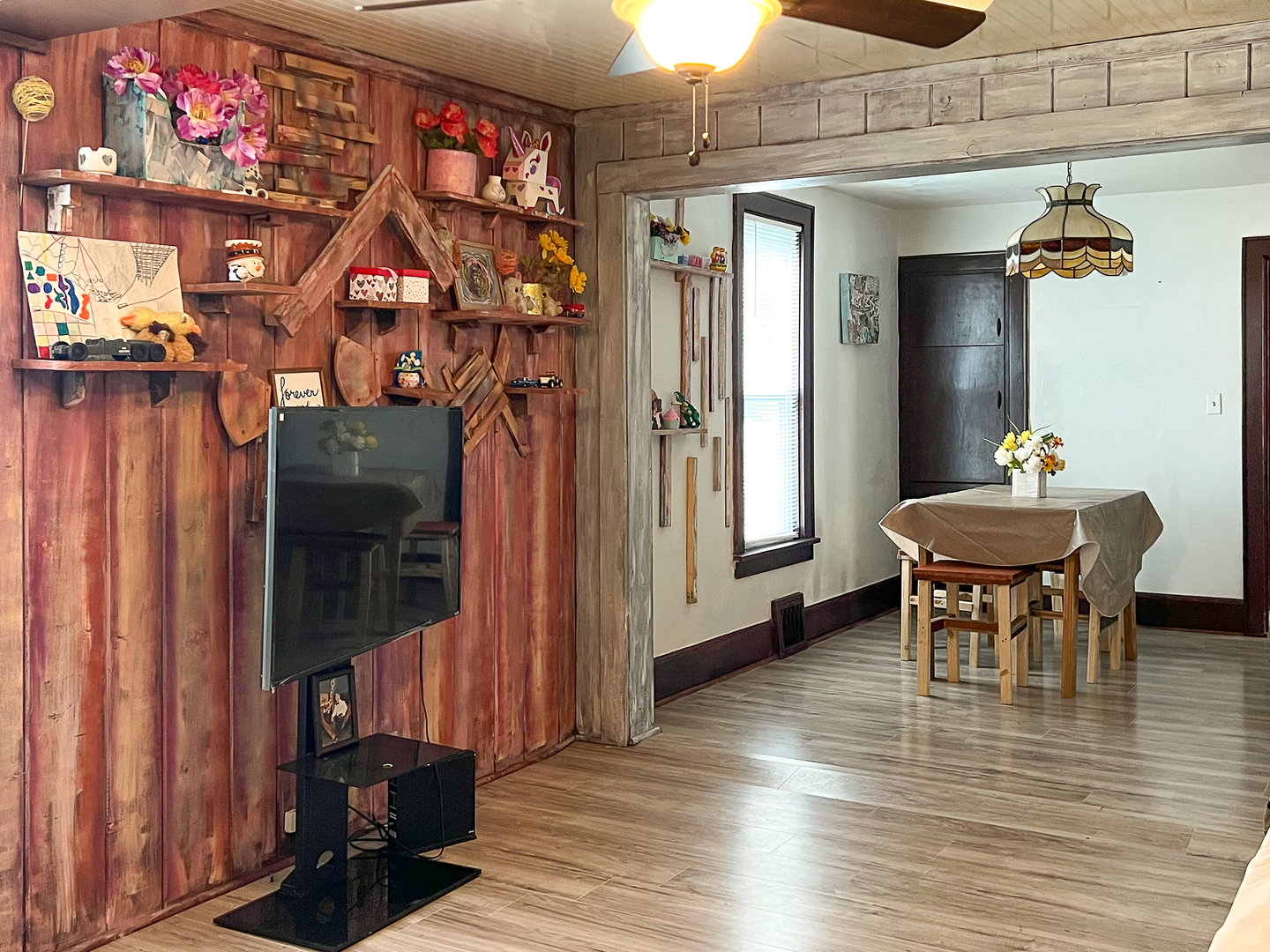 415 South 3rd Street Rochelle, IL 61068 - Photo 11 of 28 a view of a dining room with furniture and chandelier