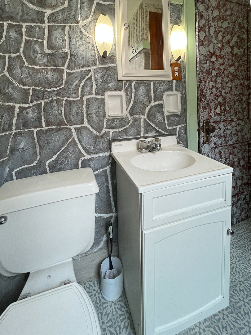 415 South 3rd Street Rochelle, IL 61068 - Photo 16 of 28 a bathroom with a sink toilet and shower