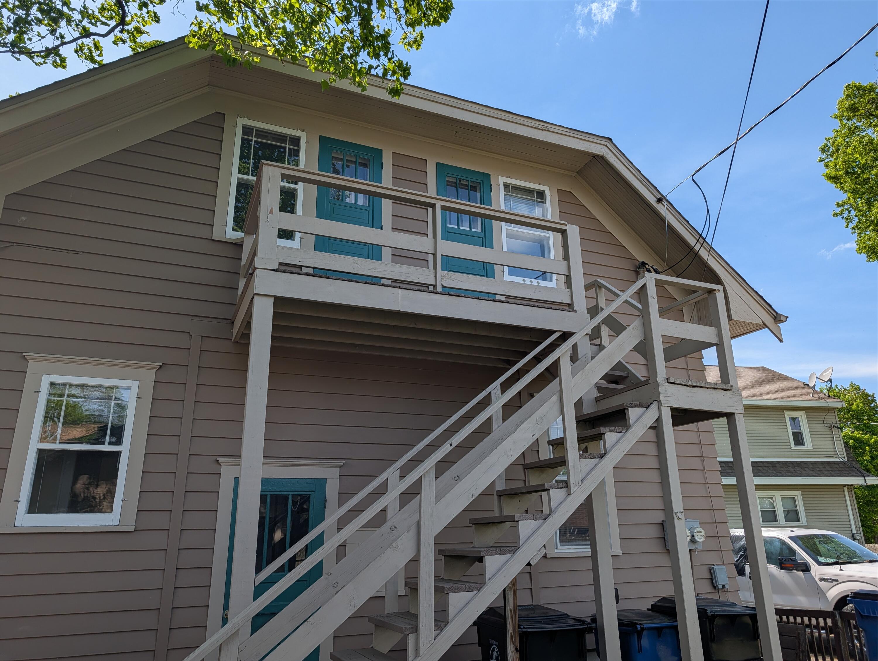 431 West Boulevard, Unit UPPR Racine, WI 53405 - Photo 2 of 12 Rear Balcony off bedrooms
