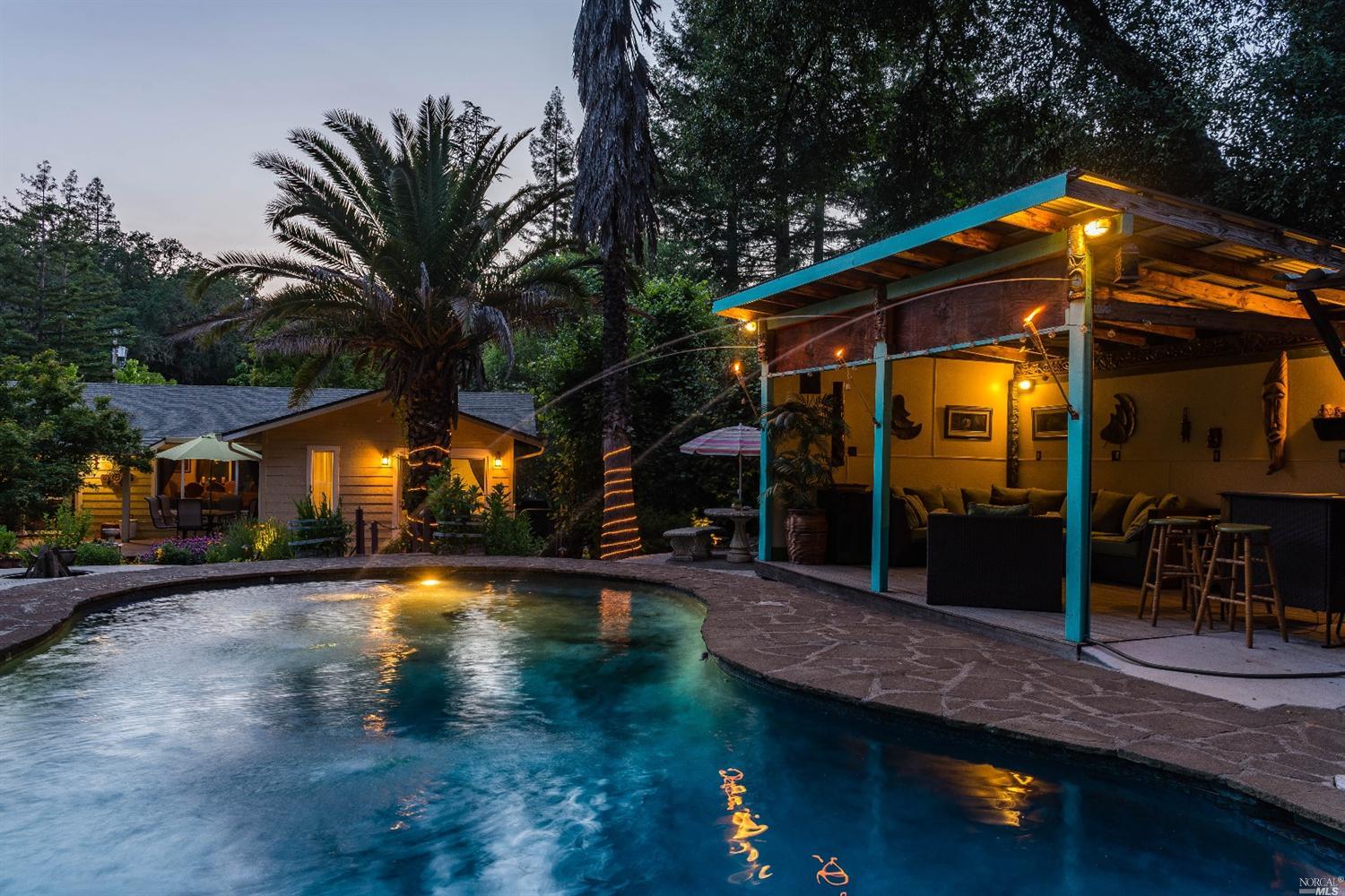 1100 Riverside Drive Ukiah, CA 95482 - Photo 1 of 1 a view of a house with a swimming pool