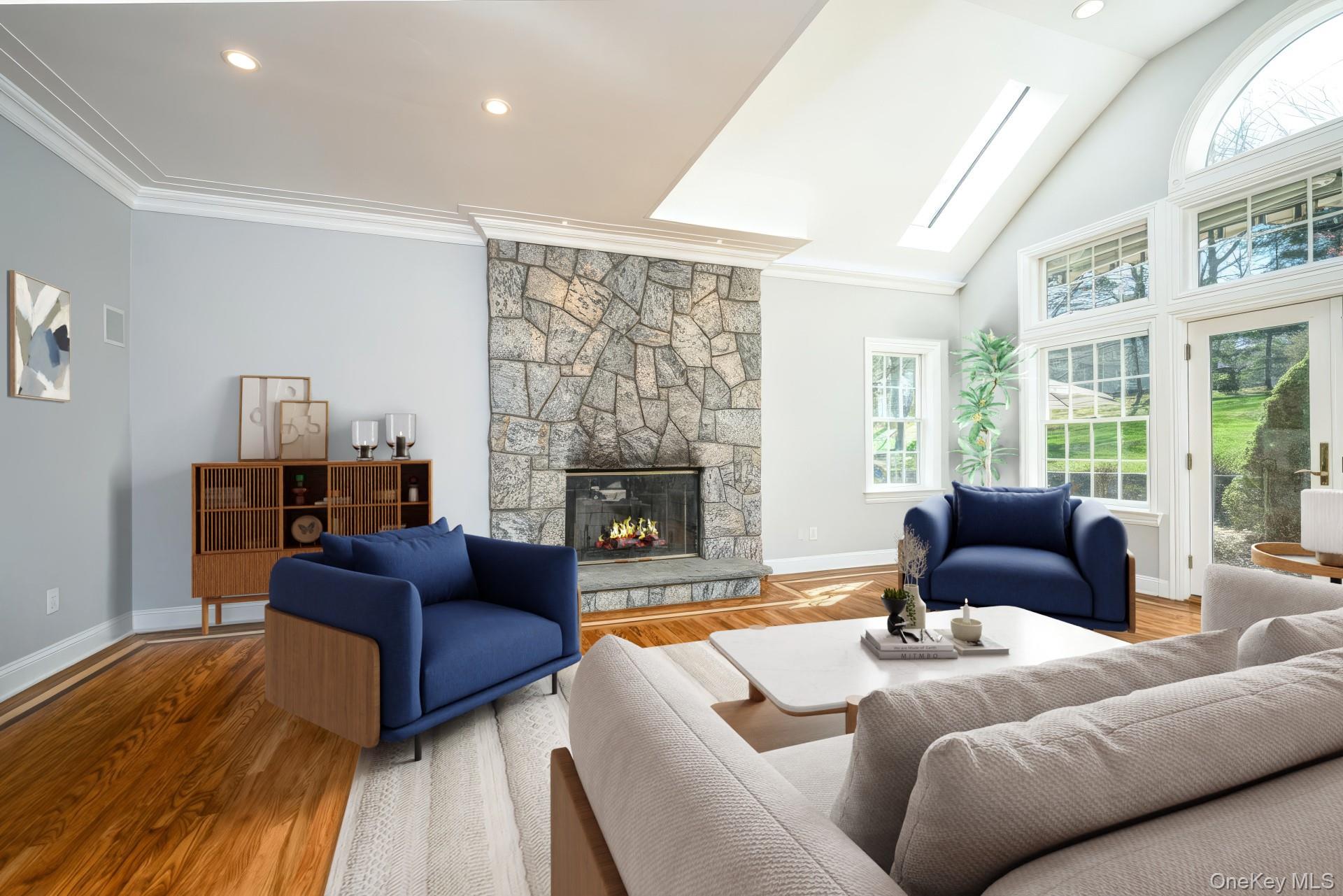 178 Hirst Road Briarcliff Manor, NY 10510 - Photo 14 of 39 Virtually staged w/hardwood floors and fireplace.