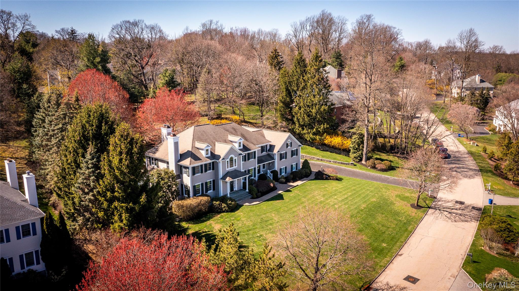 178 Hirst Road Briarcliff Manor, NY 10510 - Photo 4 of 39 Drone / aerial view of a tree filled landscape