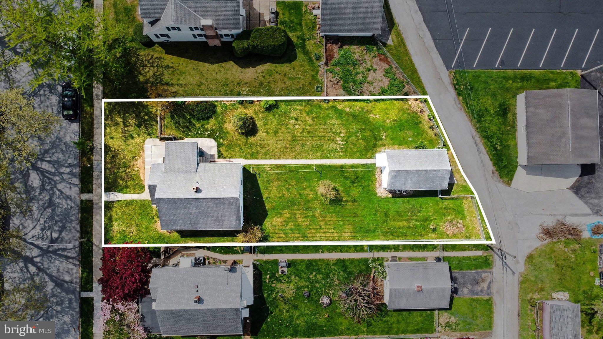 932 East Walnut Street Hanover, PA 17331 - Photo 37 of 44 an aerial view of house with a swimming pool