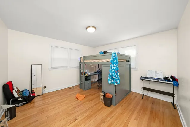 a workspace with furniture and window