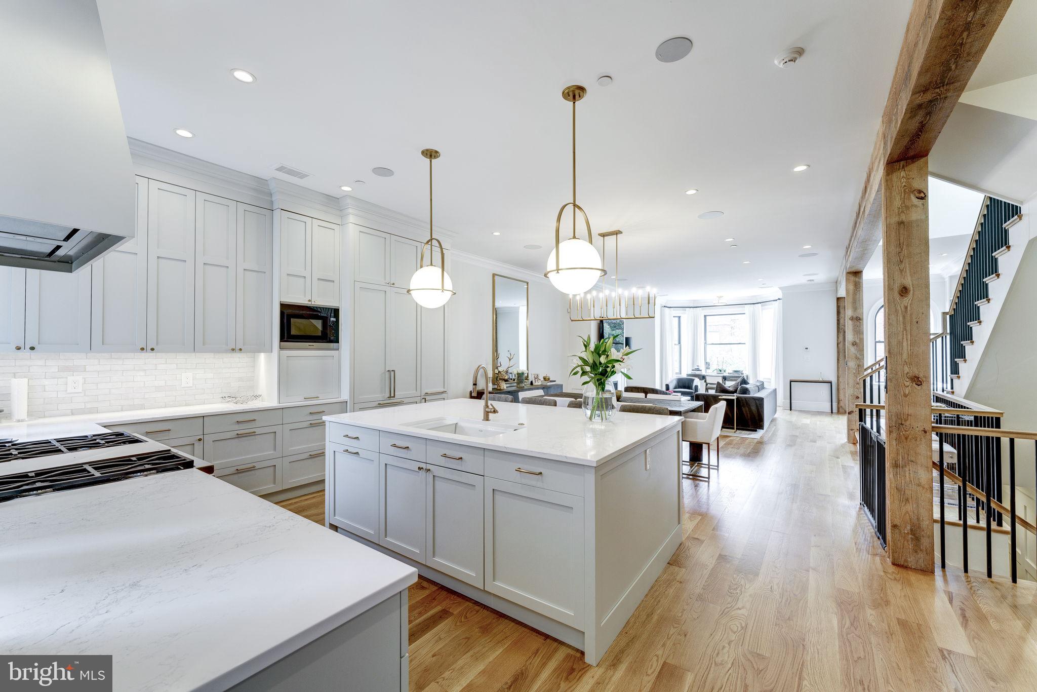 1327 R Street Northwest, Unit 2 Washington, DC 20009 - Photo 11 of 44 Kitchen with Built-in Miele Appliances