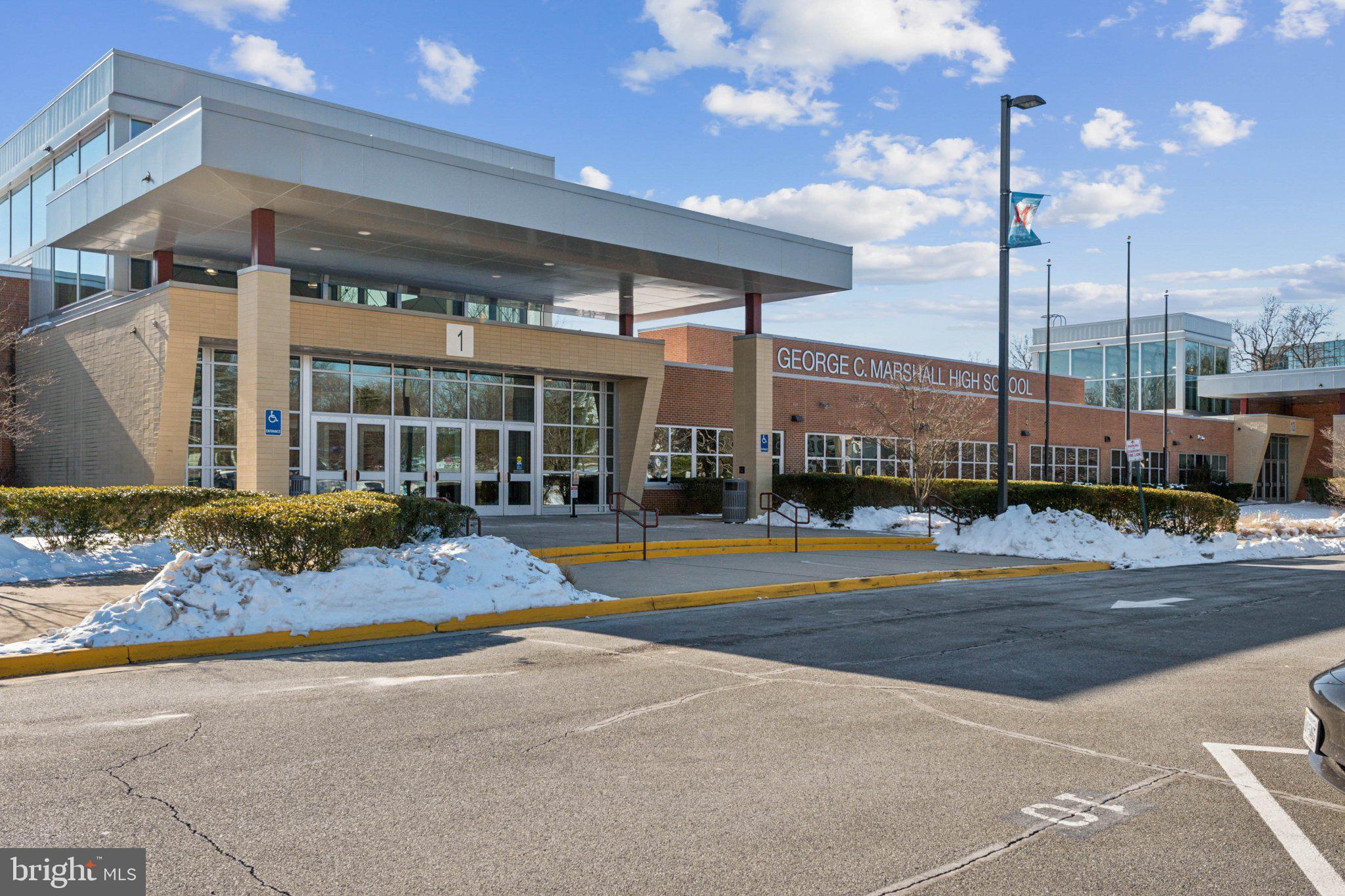 2106 Tysons Ridgeline Road Falls Church, VA 22043 - Photo 28 of 28 Modern school building in winter light.