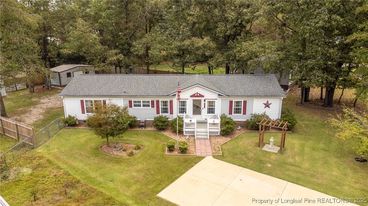 520 Inverary Drive Raeford, NC 28376 - Photo 43 of 43 a front view of a house with swimming pool