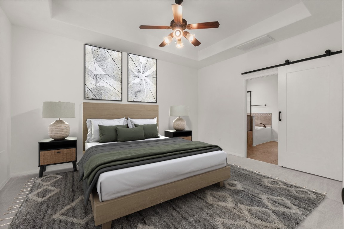 638 Spring Forest Court Conroe, TX 77302 - Photo 10 of 22 Virtually staged master bedroom