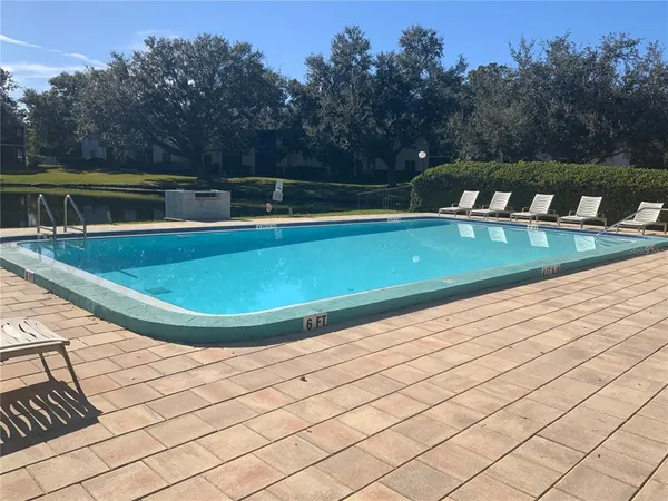 a view of outdoor space with seating area