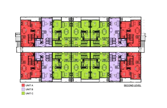 a view of store room with racks