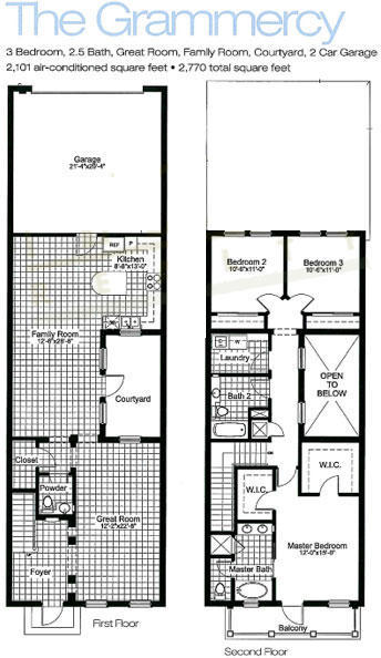 829 Northwest 82nd Place Boca Raton, FL 33487 - Photo 54 of 54 Grammercy Floor Plan