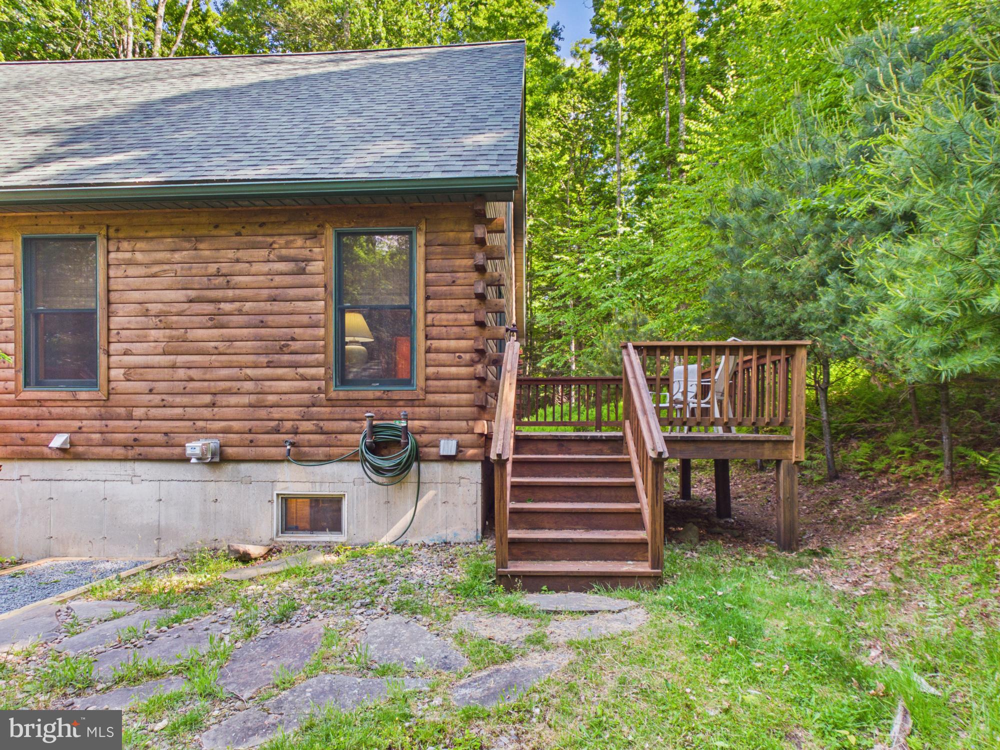477 Finn Swamp Road Lakeville, PA 18438 - Photo 10 of 53 Rear of the house, private deck off the primary