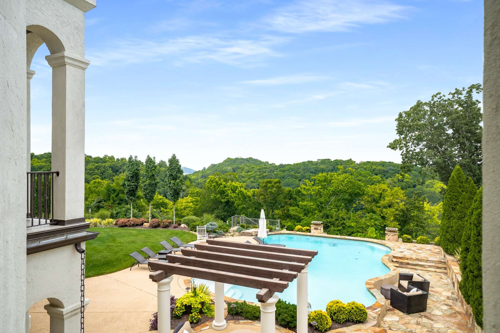 423 Canterbury Rise Franklin, TN 37067 - Photo 29 of 100 a view of a swimming pool with a patio