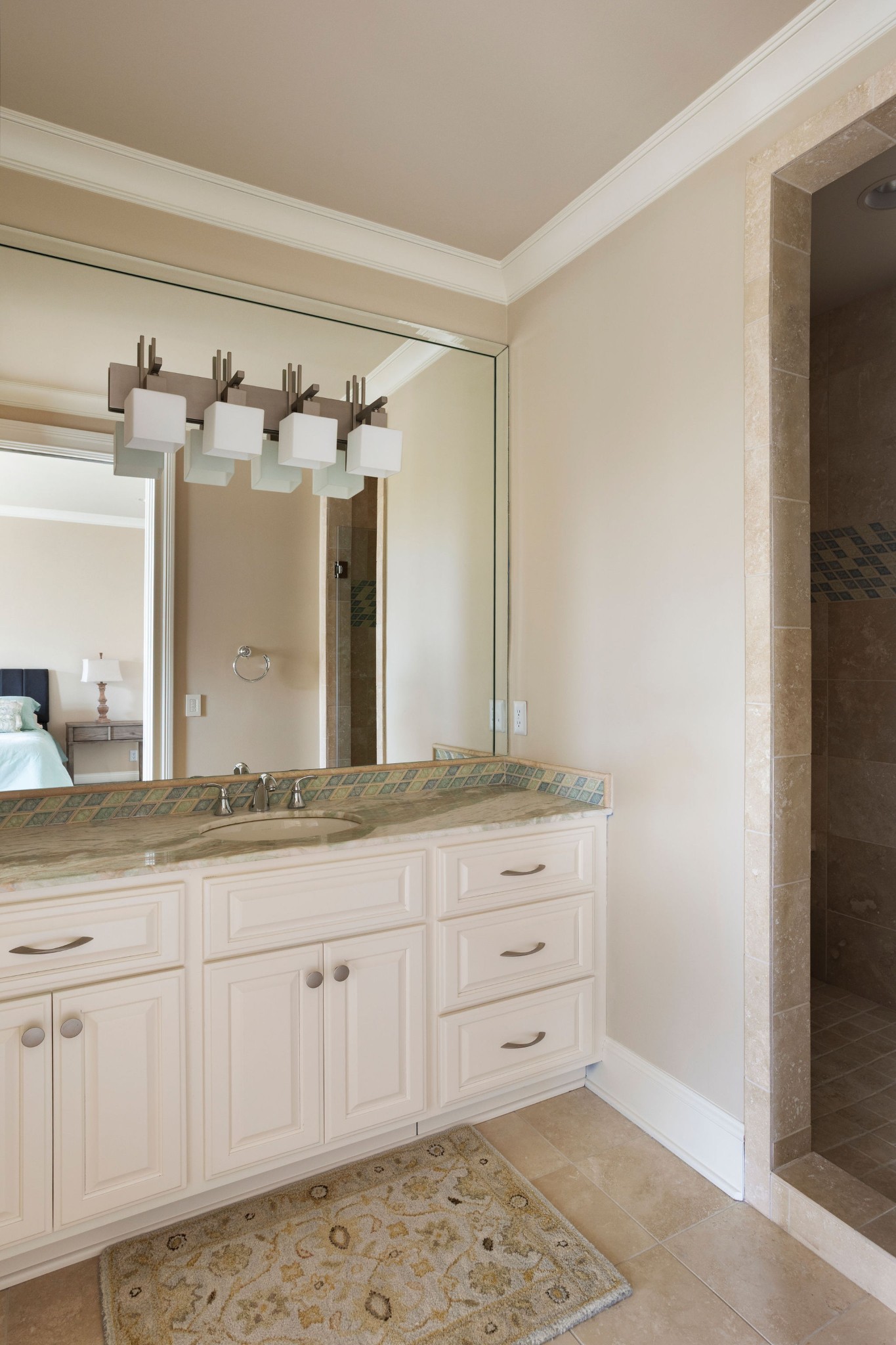 423 Canterbury Rise Franklin, TN 37067 - Photo 54 of 100 a bathroom with a sink and a mirror