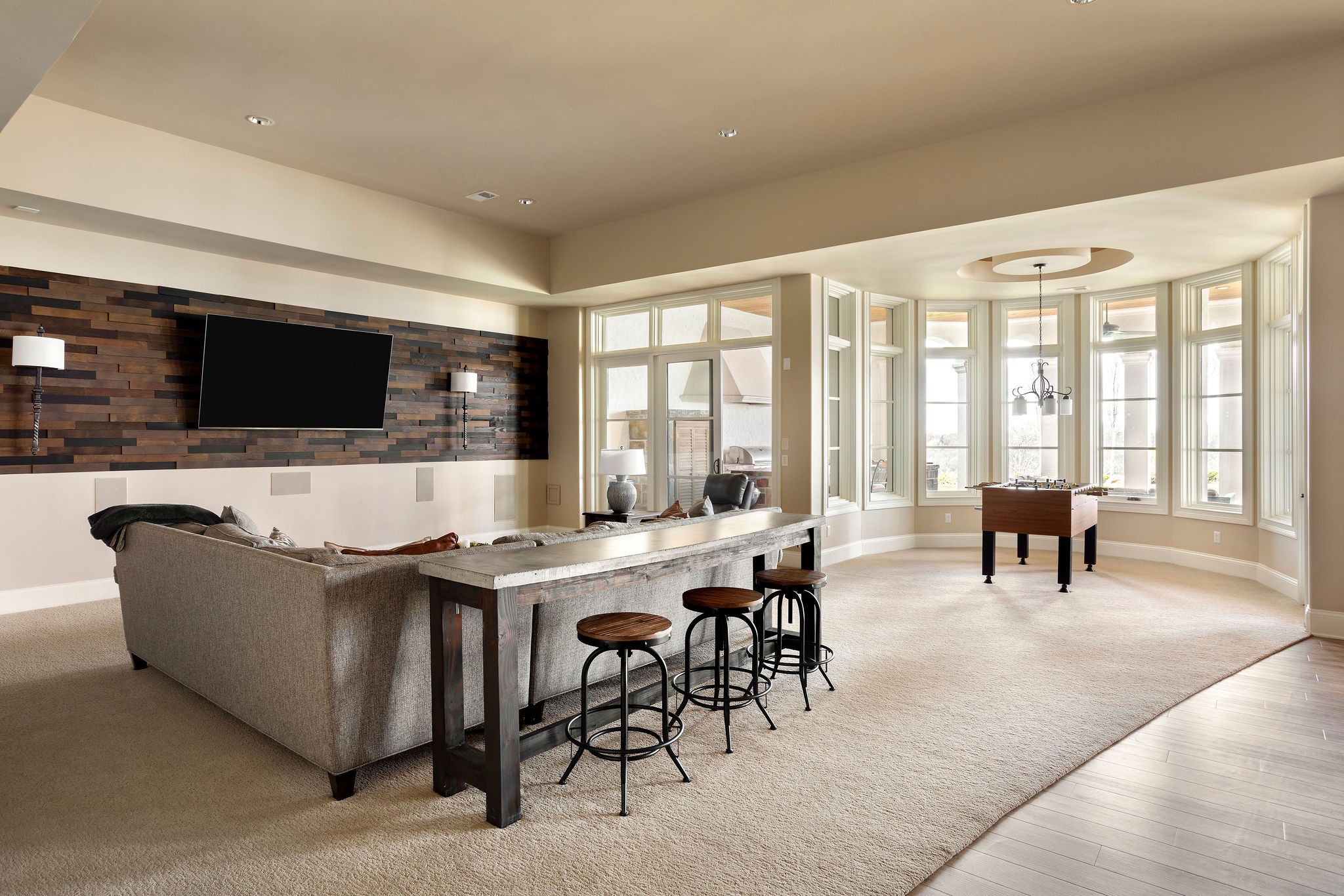 423 Canterbury Rise Franklin, TN 37067 - Photo 63 of 100 a living room with furniture and a flat screen tv