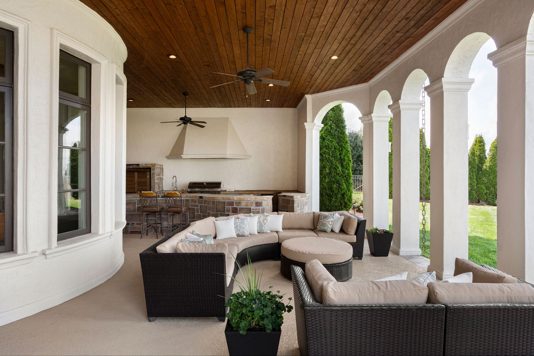 423 Canterbury Rise Franklin, TN 37067 - Photo 78 of 100 a living room with furniture and a large window