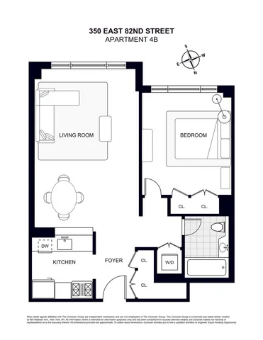 $875,000 | 350 East 82nd Street, Unit 4B | Upper East Side