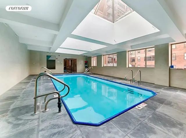 a room with gym equipment