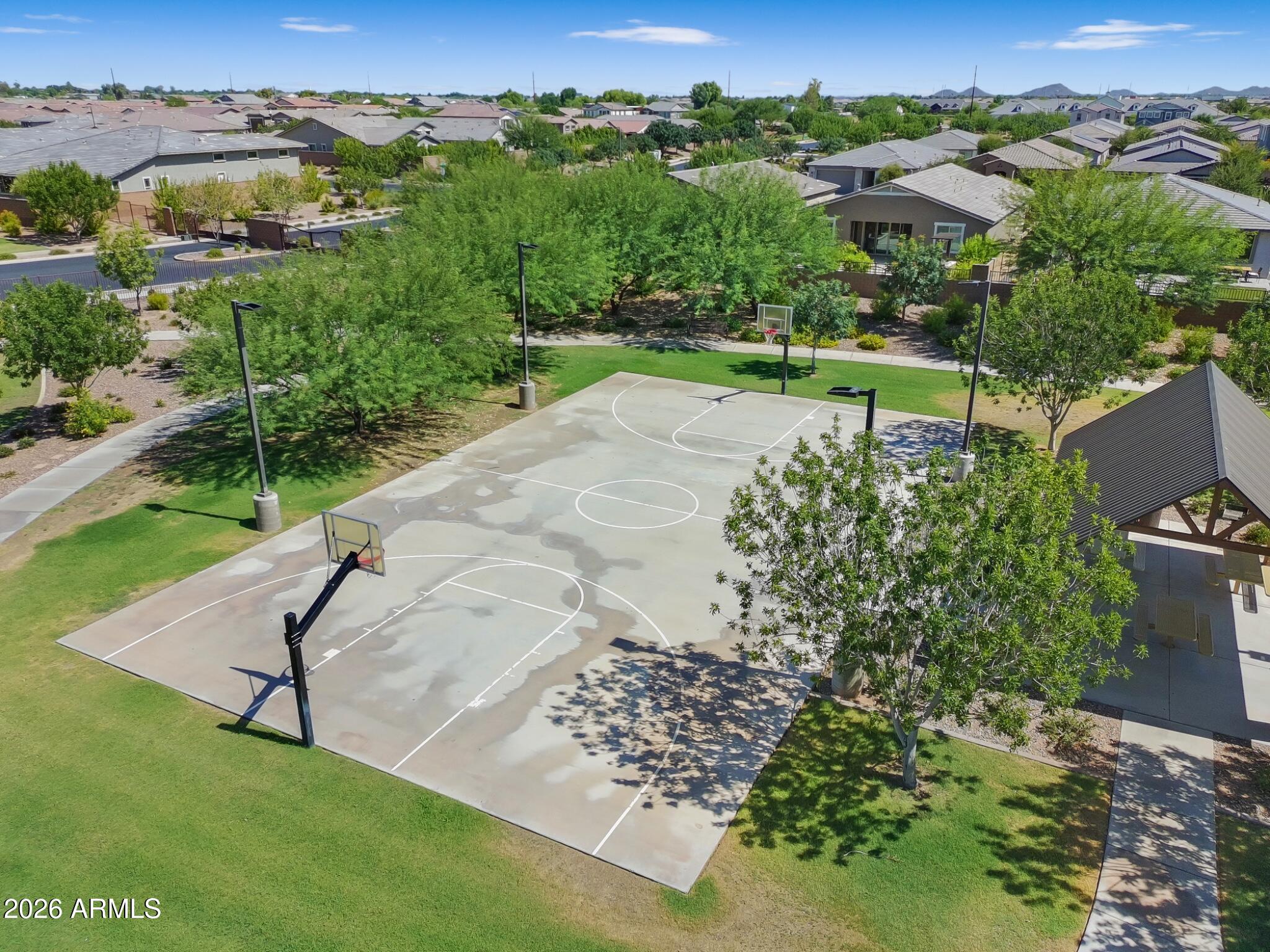22883 East Rosa Road Queen Creek, AZ 85142 - Photo 60 of 62 Community Basketball Court