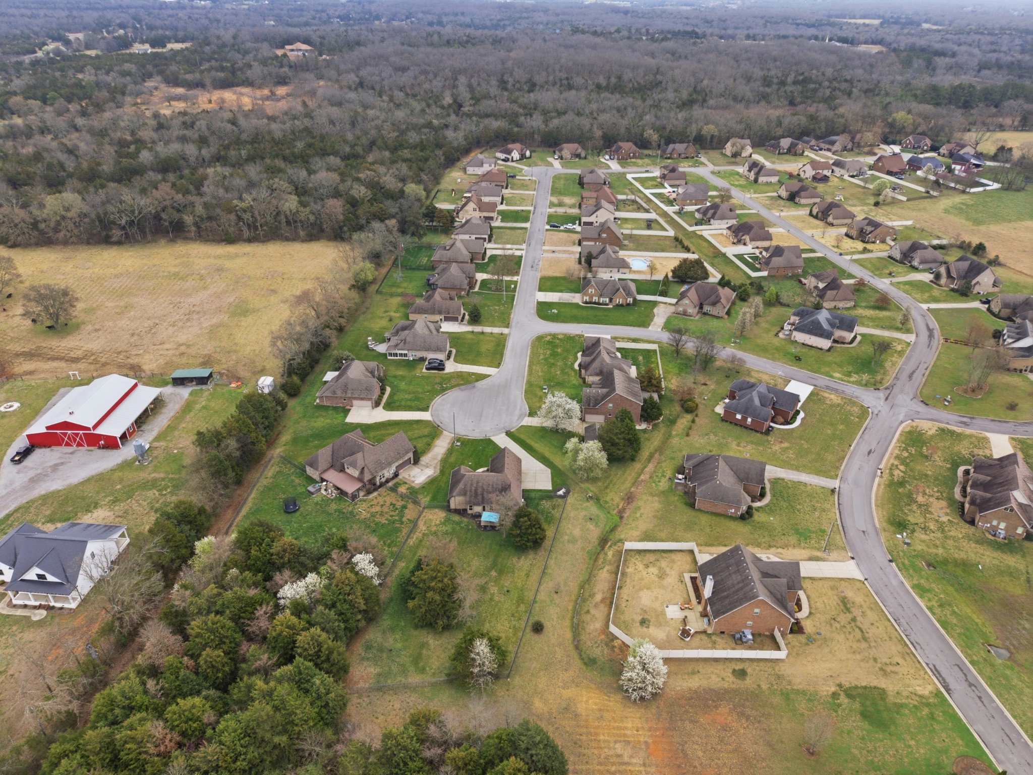 108 Amazonway Ridge Lascassas, TN 37085 - Photo 31 of 31 an aerial view of a house with a yard