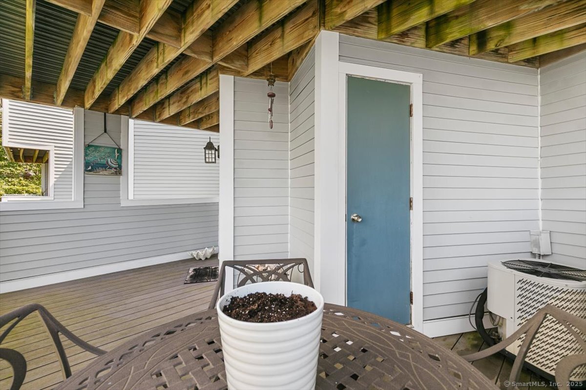 2 Mansfield Grove Road, Unit 262 East Haven, CT 06512 - Photo 30 of 47 There is a storage closet on the balcony to hold lawn chairs and beach accessories.