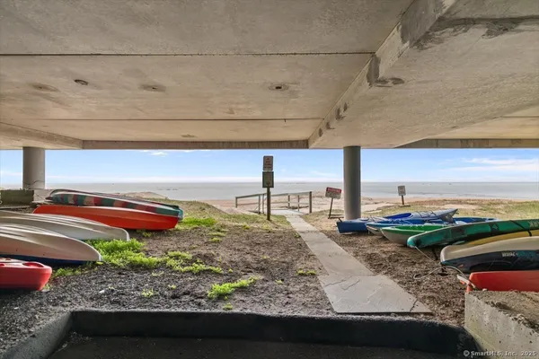 a view of a city and an ocean view