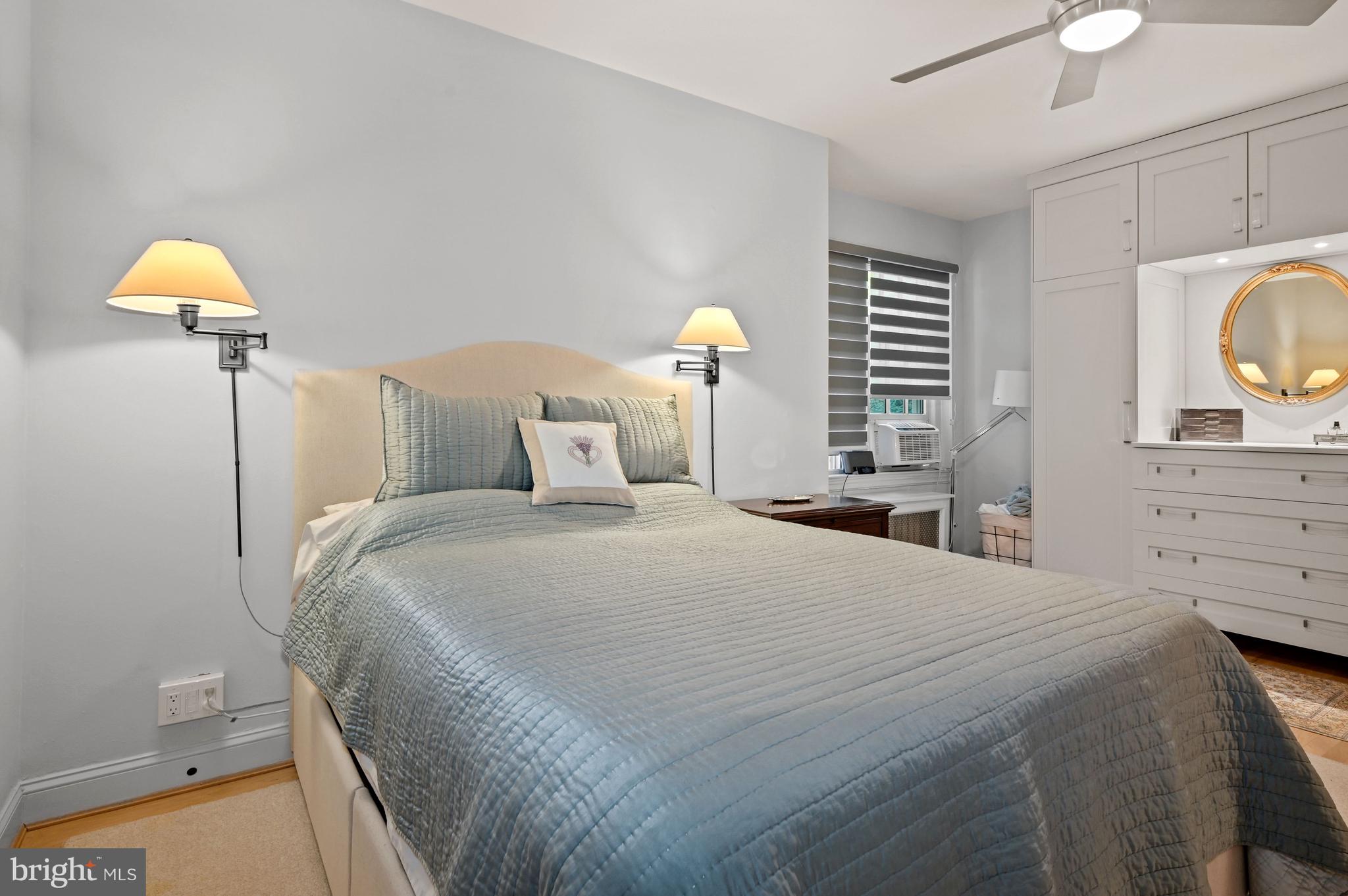 2737 Devonshire Place Northwest, Unit 123 Washington, DC 20008 - Photo 18 of 46 Built-in w/ dimmable lighting, ceiling fan