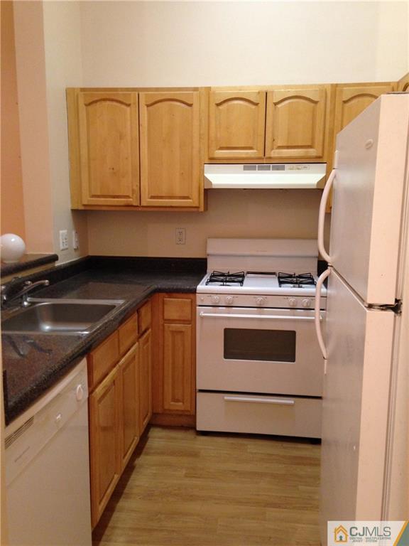 1130 Edpas Road, Unit 1130 New Brunswick, NJ 08901 - Photo 5 of 12 a kitchen with granite countertop a stove a sink and a microwave