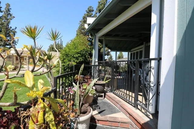 a view of outdoor space and porch