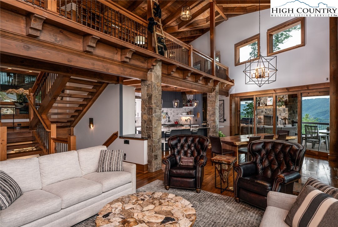 550 Pepperroot Road Boone, NC 28607 - Photo 18 of 50 a view of a living room with furniture
