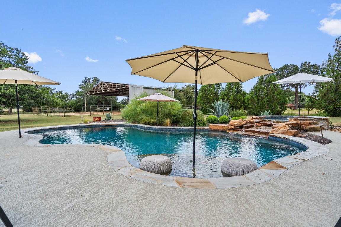 323 Patricia Road Georgetown, TX 78628 - Photo 20 of 40 swimming pool view with seating space