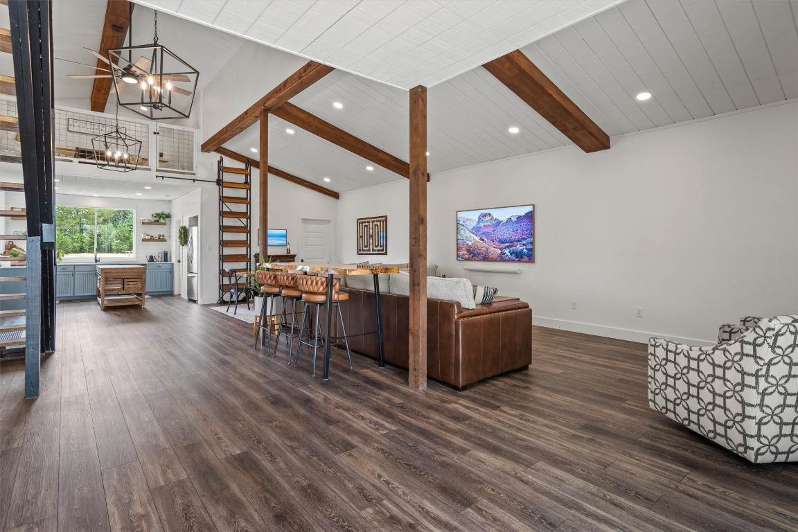 323 Patricia Road Georgetown, TX 78628 - Photo 23 of 40 a living room with furniture and wooden floor
