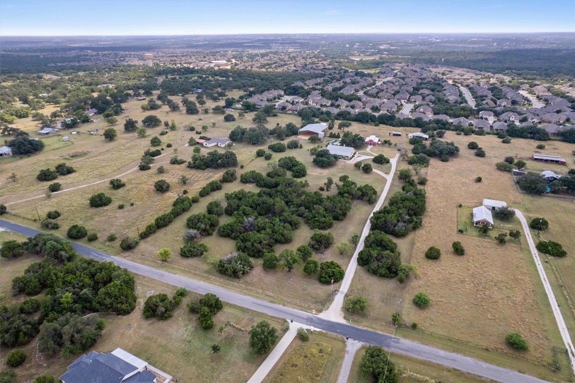 323 Patricia Road Georgetown, TX 78628 - Photo 40 of 40 an aerial view of house with yard