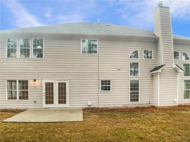 a view of a house with a window