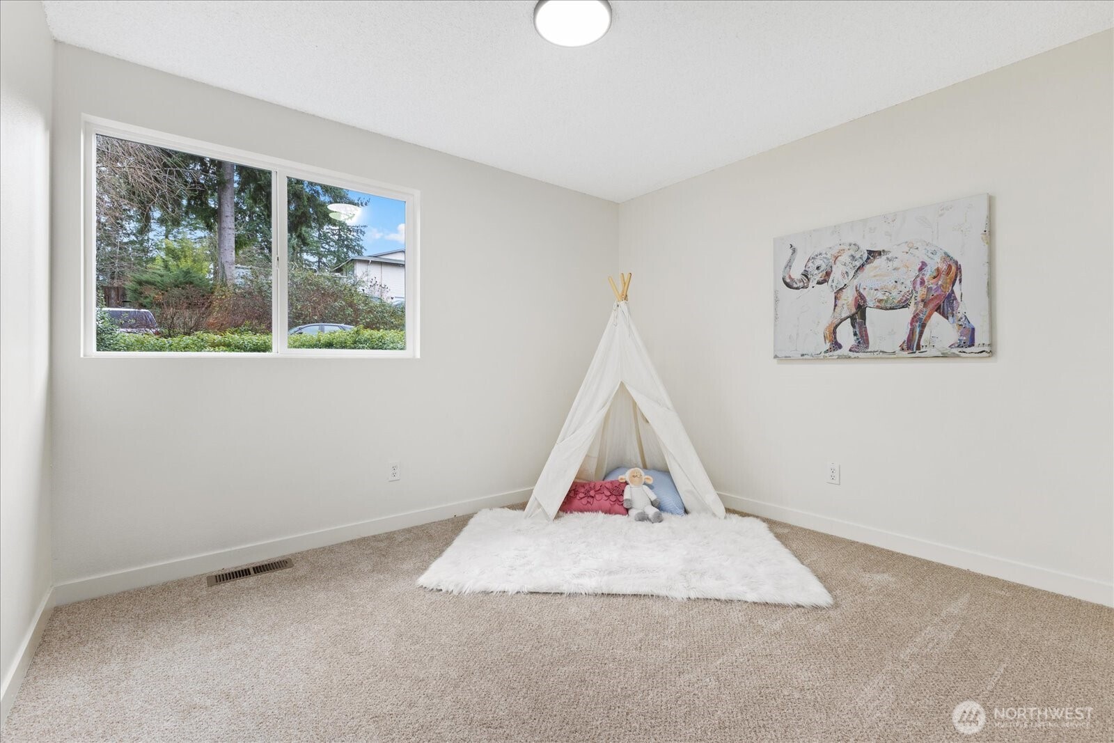 34515 25th Avenue Southwest Federal Way, WA 98023 - Photo 15 of 31 a room with a window and ceiling fan