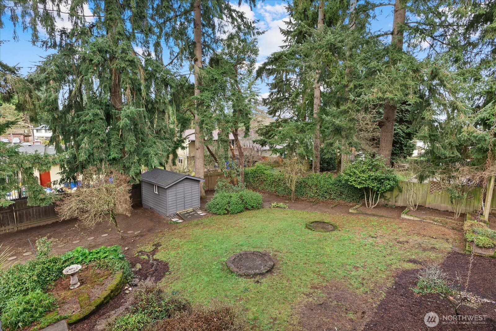 34515 25th Avenue Southwest Federal Way, WA 98023 - Photo 24 of 31 a view of a backyard with trees