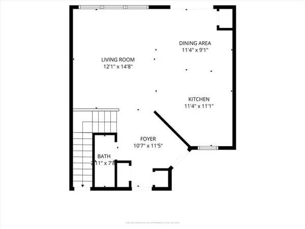 a picture of a floor plan