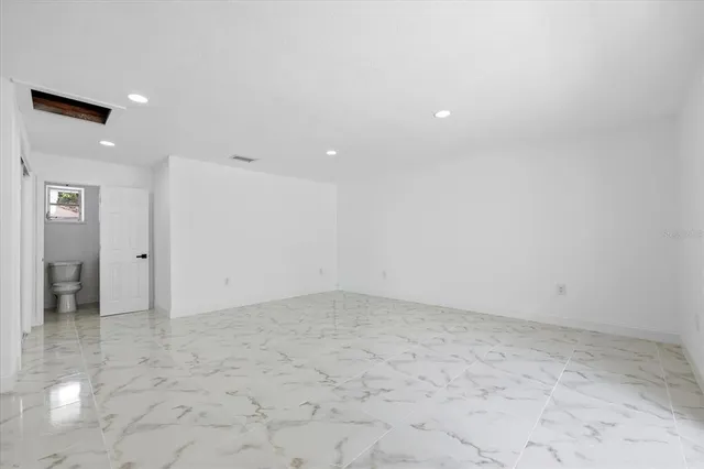 a view of an empty room