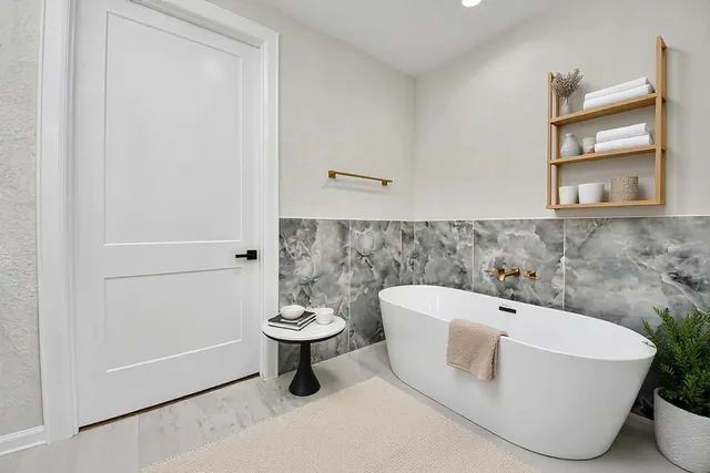 a bathroom with a sink and a bathtub