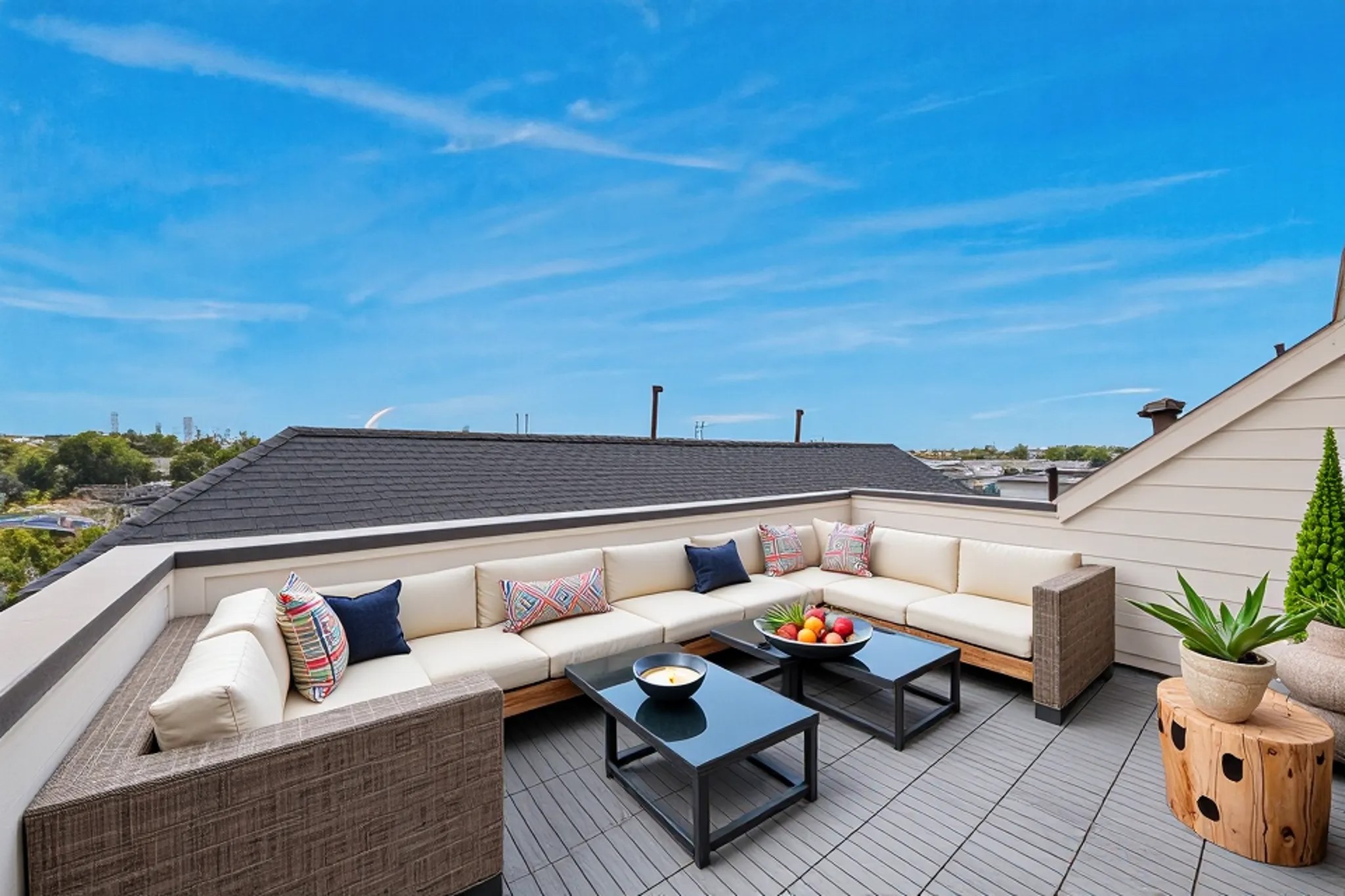 1603 Sylvester Road Houston, TX 77009 - Photo 15 of 15 Rooftop terrace 3rd floor