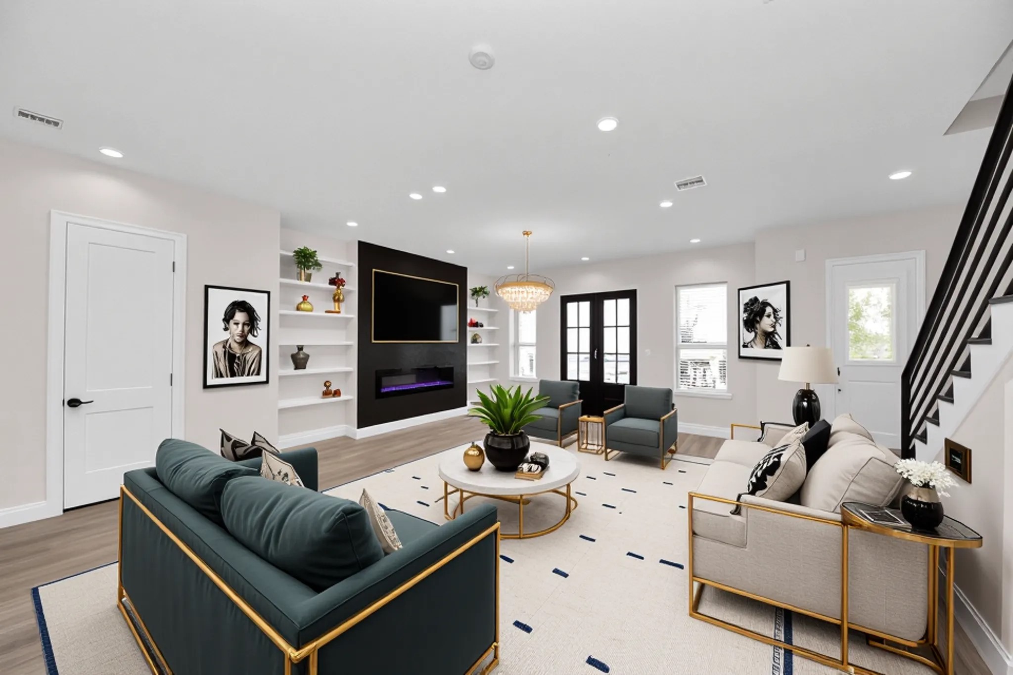 1603 Sylvester Road Houston, TX 77009 - Photo 6 of 15 Living room 2nd floor