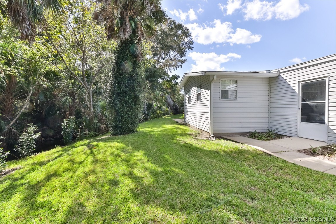 806 Navigators Way Edgewater, FL 32141 - Photo 11 of 59 a backyard of a house with lots of green space
