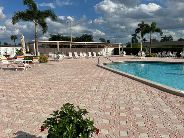 a view of a swimming pool
