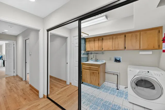 a car parked in front of a house