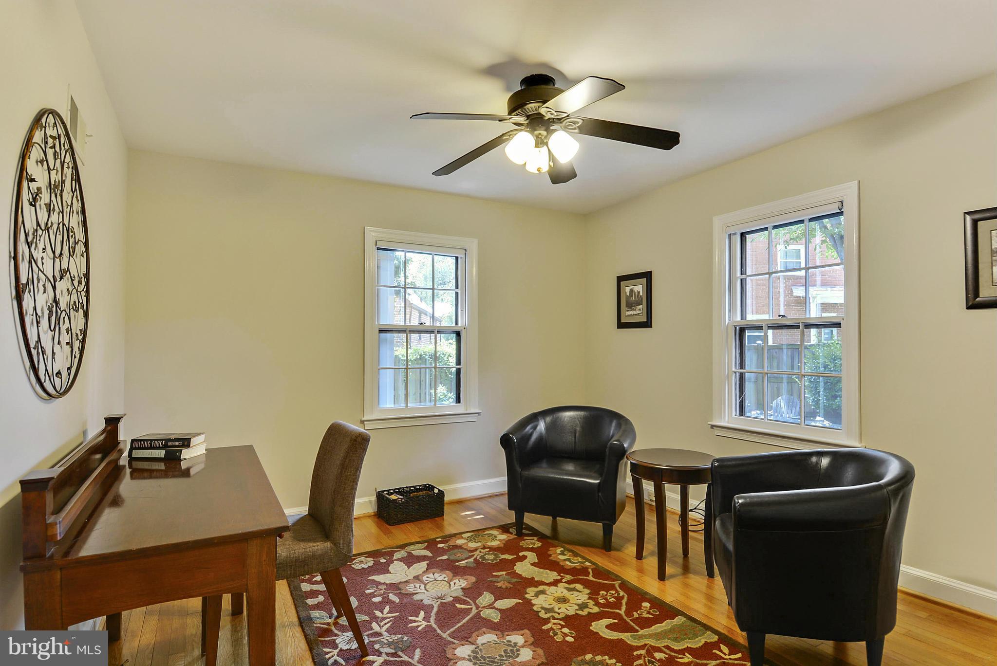 619 Greenbrier Drive Silver Spring, MD 20910 - Photo 11 of 30 a workspace with furniture and chandelier