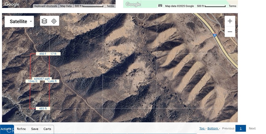 a bird view of a backyard